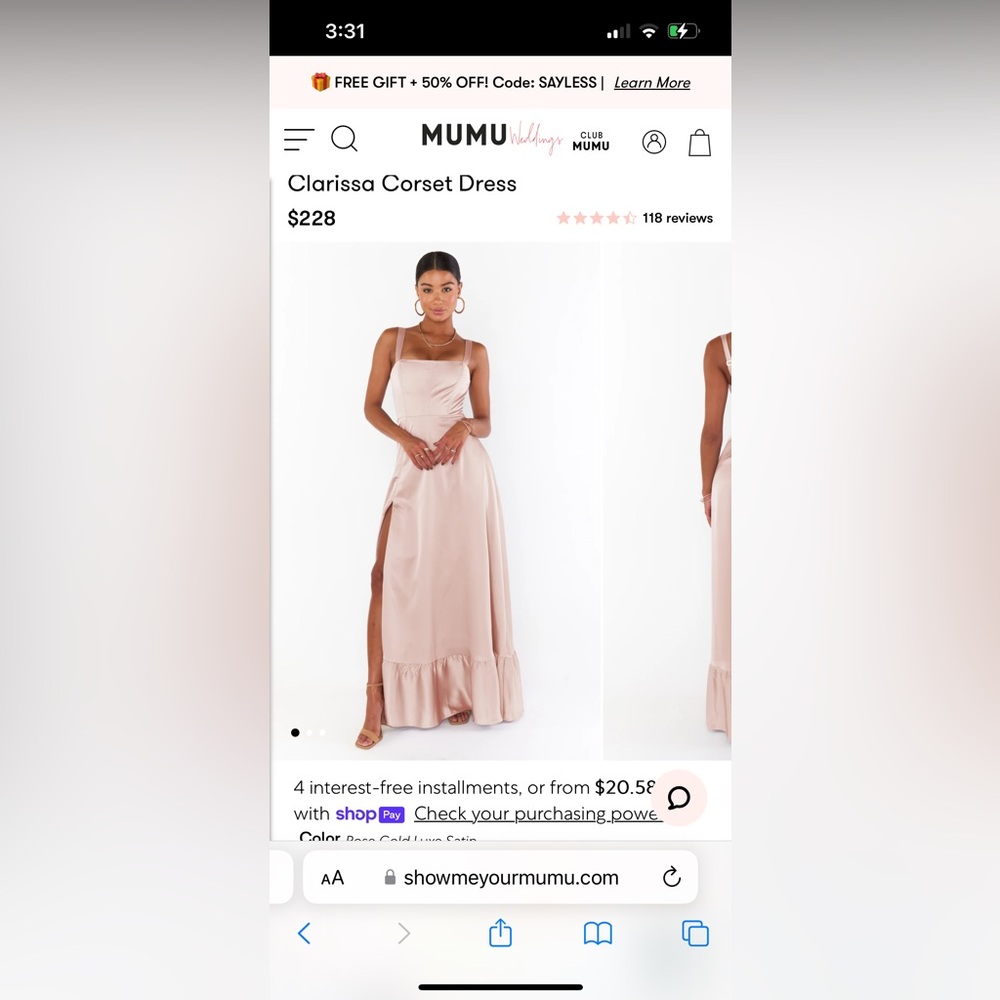 Show me your mumu bridesmaid dress